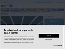 Tablet Screenshot of madridactual.es
